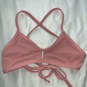 dusty rose JOLYN vent top (XS)